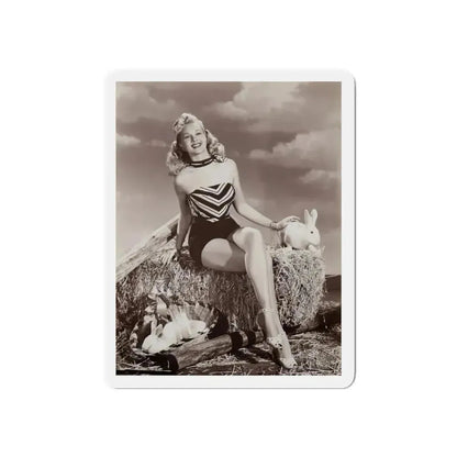 Adele Jergens #23 (Vintage Female Icon) Refrigerator Magnet 6 Inch Die-Cut - The Sticker Space