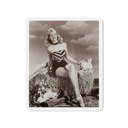 Adele Jergens #23 (Vintage Female Icon) Refrigerator Magnet - The Sticker Space