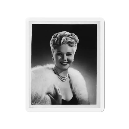 Adele Jergens #24 (Vintage Female Icon) Refrigerator Magnet 3 Inch Die-Cut - The Sticker Space