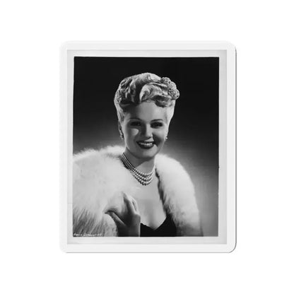 Adele Jergens #24 (Vintage Female Icon) Refrigerator Magnet - The Sticker Space
