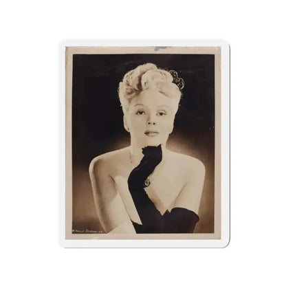 Adele Jergens #26 (Vintage Female Icon) Refrigerator Magnet 3 Inch Die-Cut - The Sticker Space