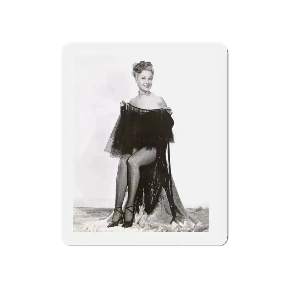 Adele Jergens #28 (Vintage Female Icon) Refrigerator Magnet 5 Inch Die-Cut - The Sticker Space