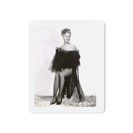 Adele Jergens #28 (Vintage Female Icon) Refrigerator Magnet 6 Inch Die-Cut - The Sticker Space