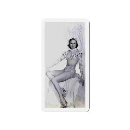 Adele Jergens #33 - Very Early 30's Era Photo (Vintage Female Icon) Refrigerator Magnet 4 Inch Die-Cut - The Sticker Space