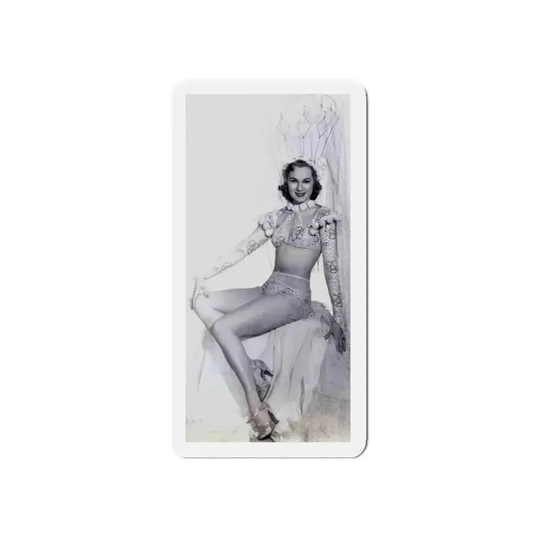 Adele Jergens #33 - Very Early 30's Era Photo (Vintage Female Icon) Refrigerator Magnet 5 Inch Die-Cut - The Sticker Space