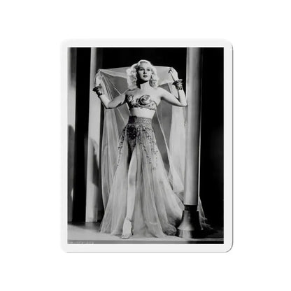 Adele Jergens #40 (Vintage Female Icon) Refrigerator Magnet 3 Inch Die-Cut - The Sticker Space