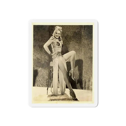 Adele Jergens #42 (Vintage Female Icon) Refrigerator Magnet 6 Inch Die-Cut - The Sticker Space