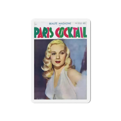 Adele Jergens #77 - Paris Mag. Cover (Vintage Female Icon) Refrigerator Magnet - The Sticker Space