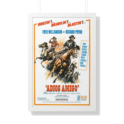 ADIOS AMIGO 1976 - Framed Movie Poster-20" x 30"-The Sticker Space