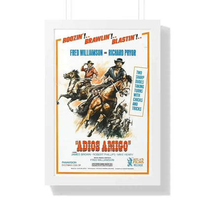 ADIOS AMIGO 1976 - Framed Movie Poster - The Sticker Space