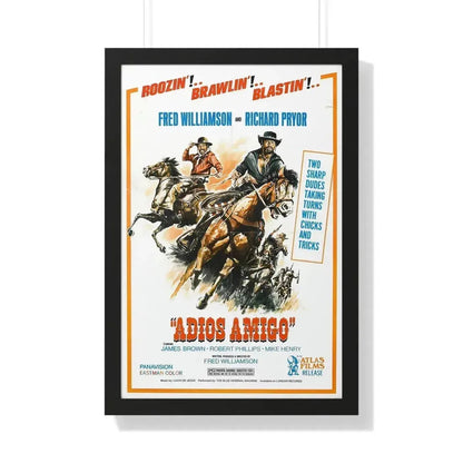 ADIOS AMIGO 1976 - Framed Movie Poster - The Sticker Space