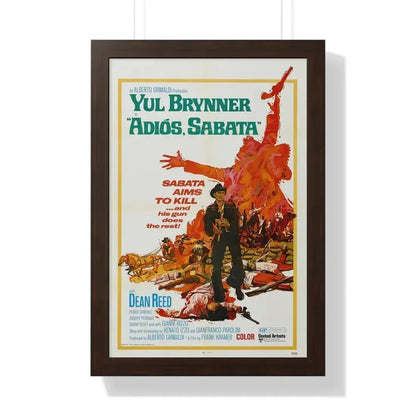 ADIOS SABATA 1970 - Framed Movie Poster - The Sticker Space
