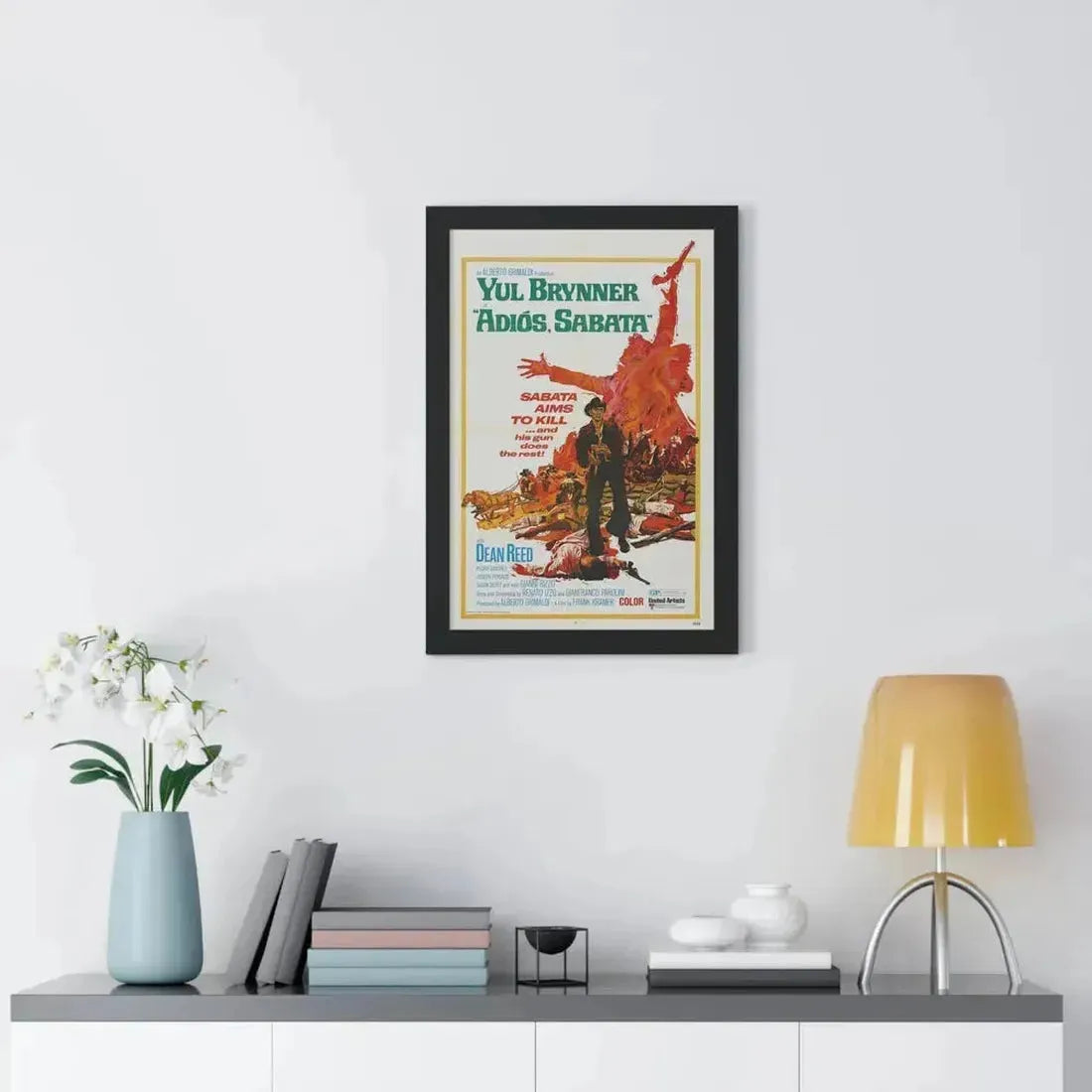 ADIOS SABATA 1970 - Framed Movie Poster - The Sticker Space