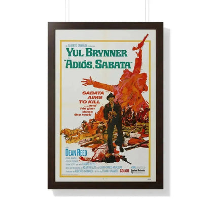 ADIOS SABATA 1970 - Framed Movie Poster - The Sticker Space