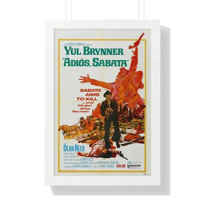 ADIOS SABATA 1970 - Framed Movie Poster - The Sticker Space