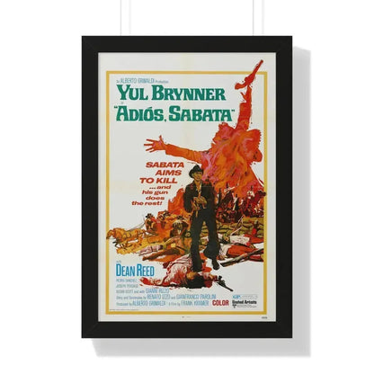 ADIOS SABATA 1970 - Framed Movie Poster - The Sticker Space