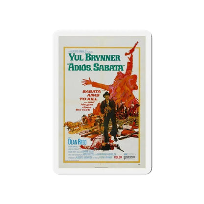 ADIOS SABATA 1970 Movie Poster - Refrigerator Magnet 6 Inch - The Sticker Space