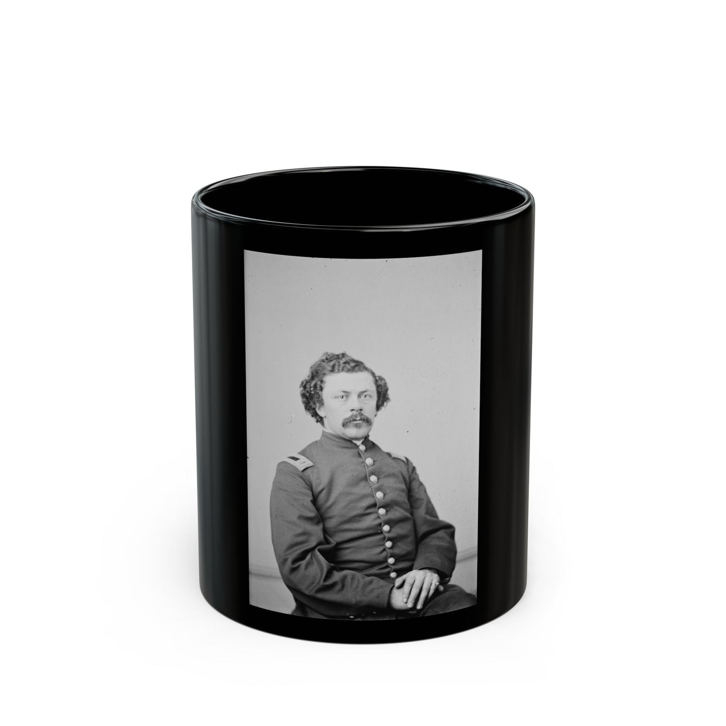 Adj. D.L. Chase, 78th & 102nd Ny Inf. 002 (U.S. Civil War) Black Coffee Mug