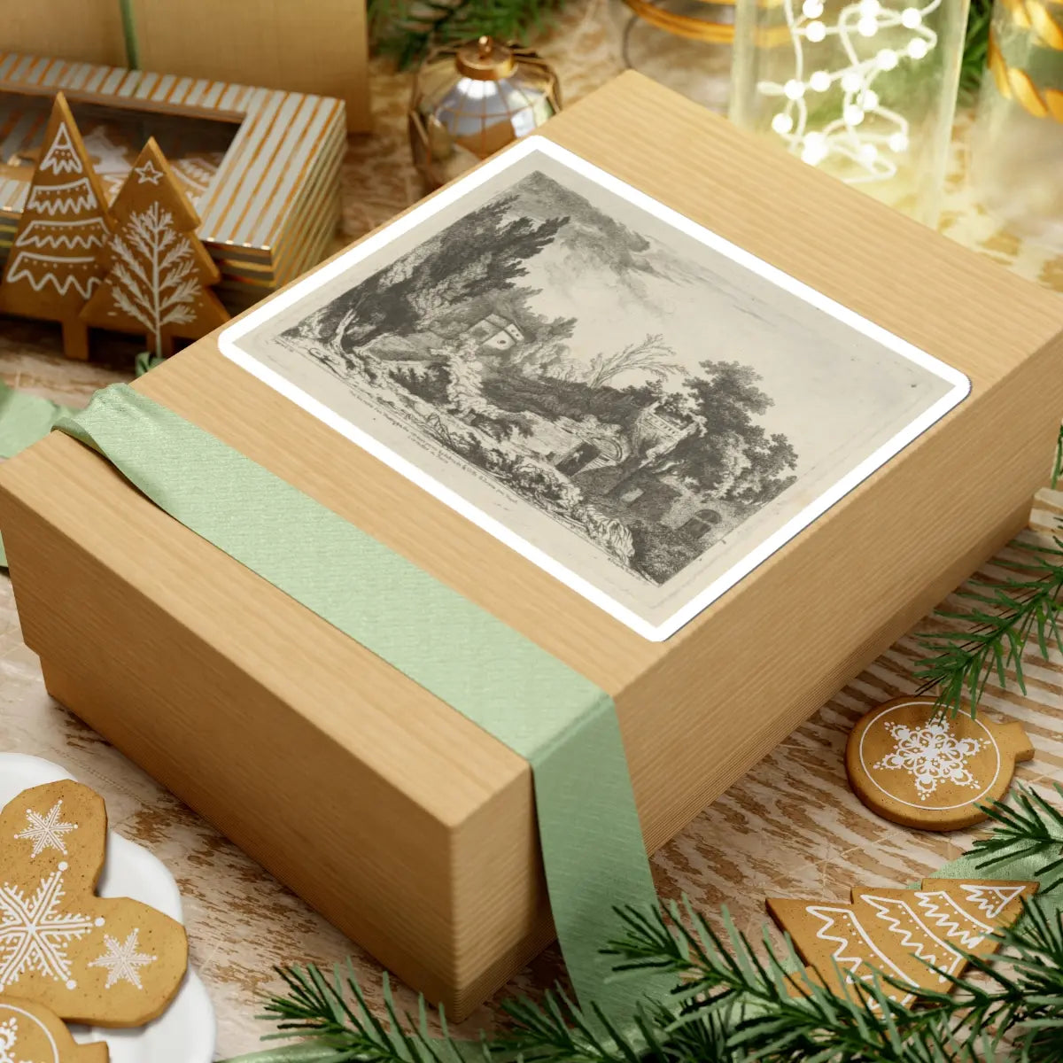 SKU:TSS-STICK-DLDLL-6X6-5 Sizes:6" × 6" Types:White