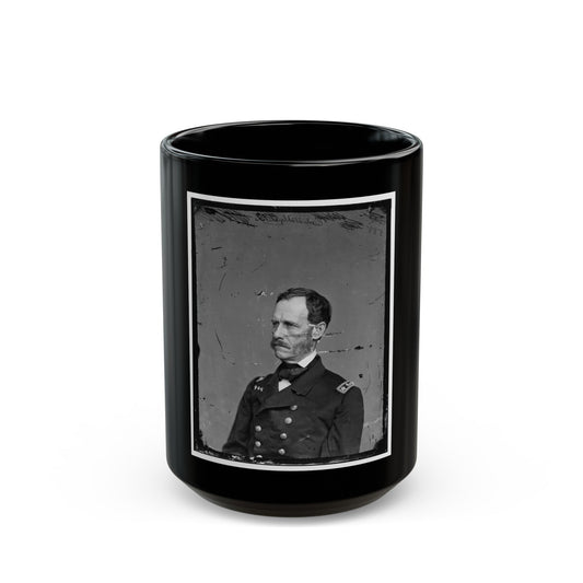 Adm. J.A. Dahlgren, (U.S. Civil War) Black Coffee Mug-15oz-The Sticker Space