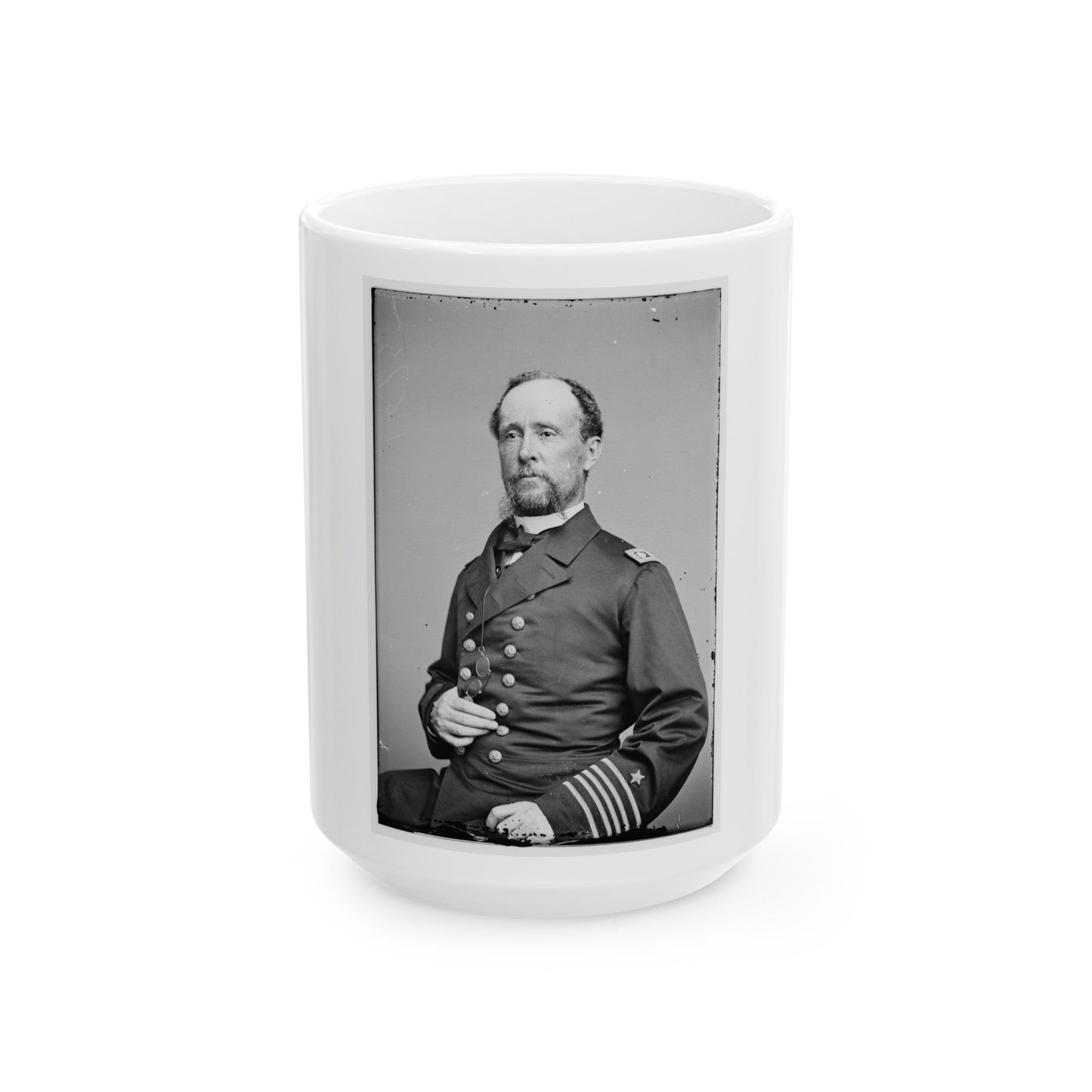 Adm. Rodgers 001 (U.S. Civil War) White Coffee Mug-15oz-The Sticker Space