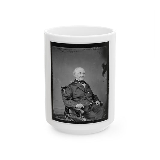 Adm. Shubrick, U.S.N. (U.S. Civil War) White Coffee Mug-15oz-The Sticker Space