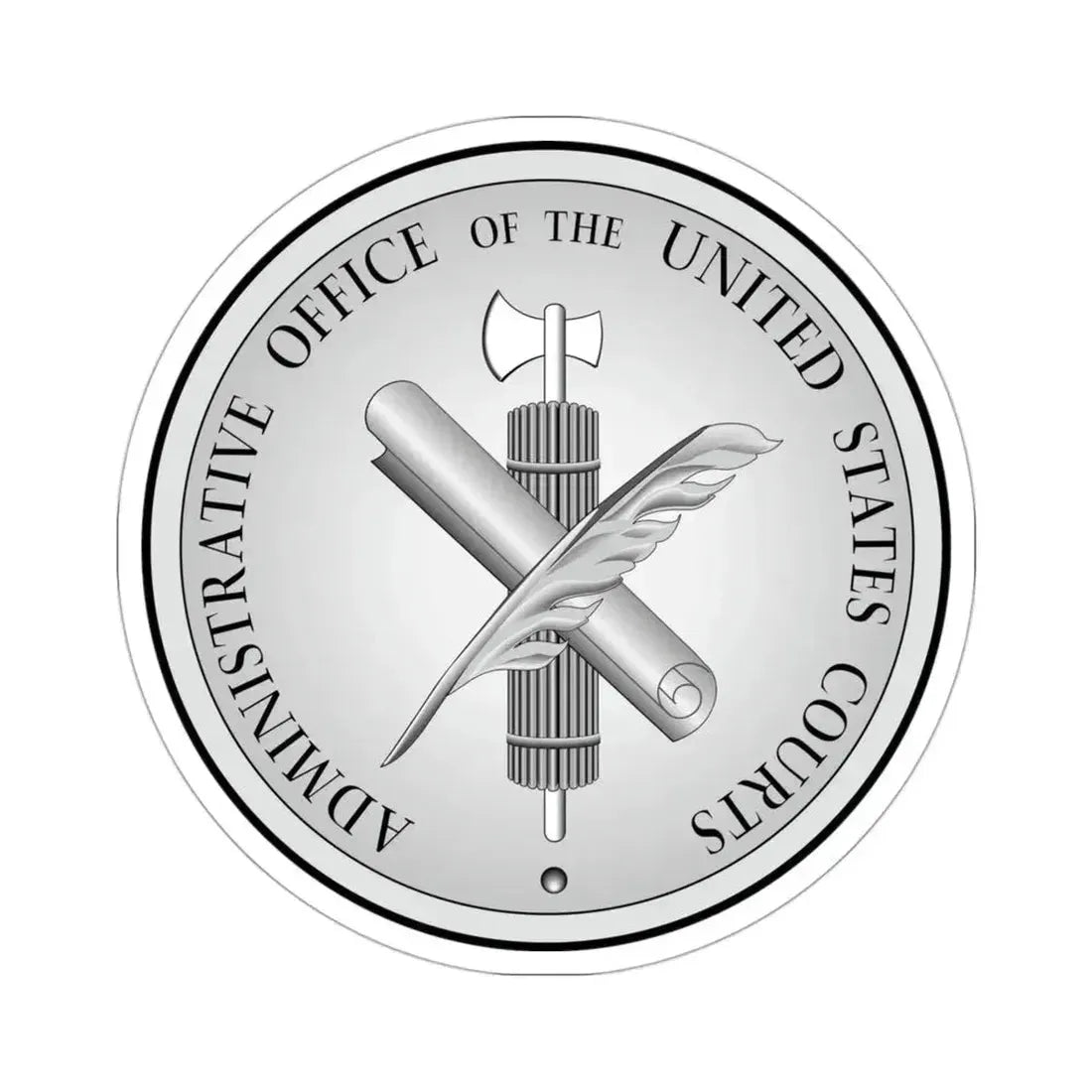 Administrative Office of the United States Courts STICKER Vinyl Die-Cut Decal 3 Inch - The Sticker Space