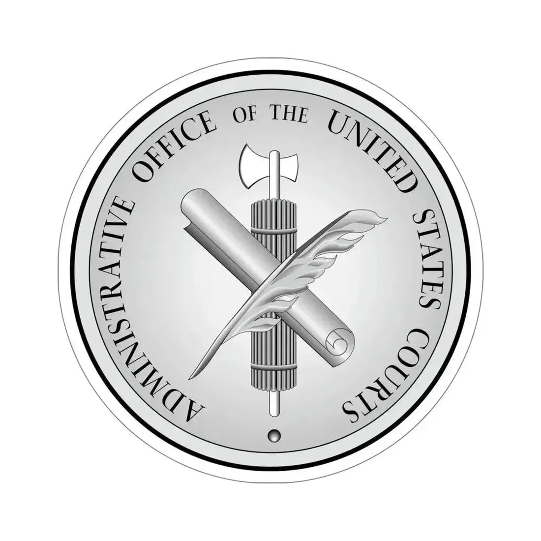 Administrative Office of the United States Courts STICKER Vinyl Die-Cut Decal - The Sticker Space