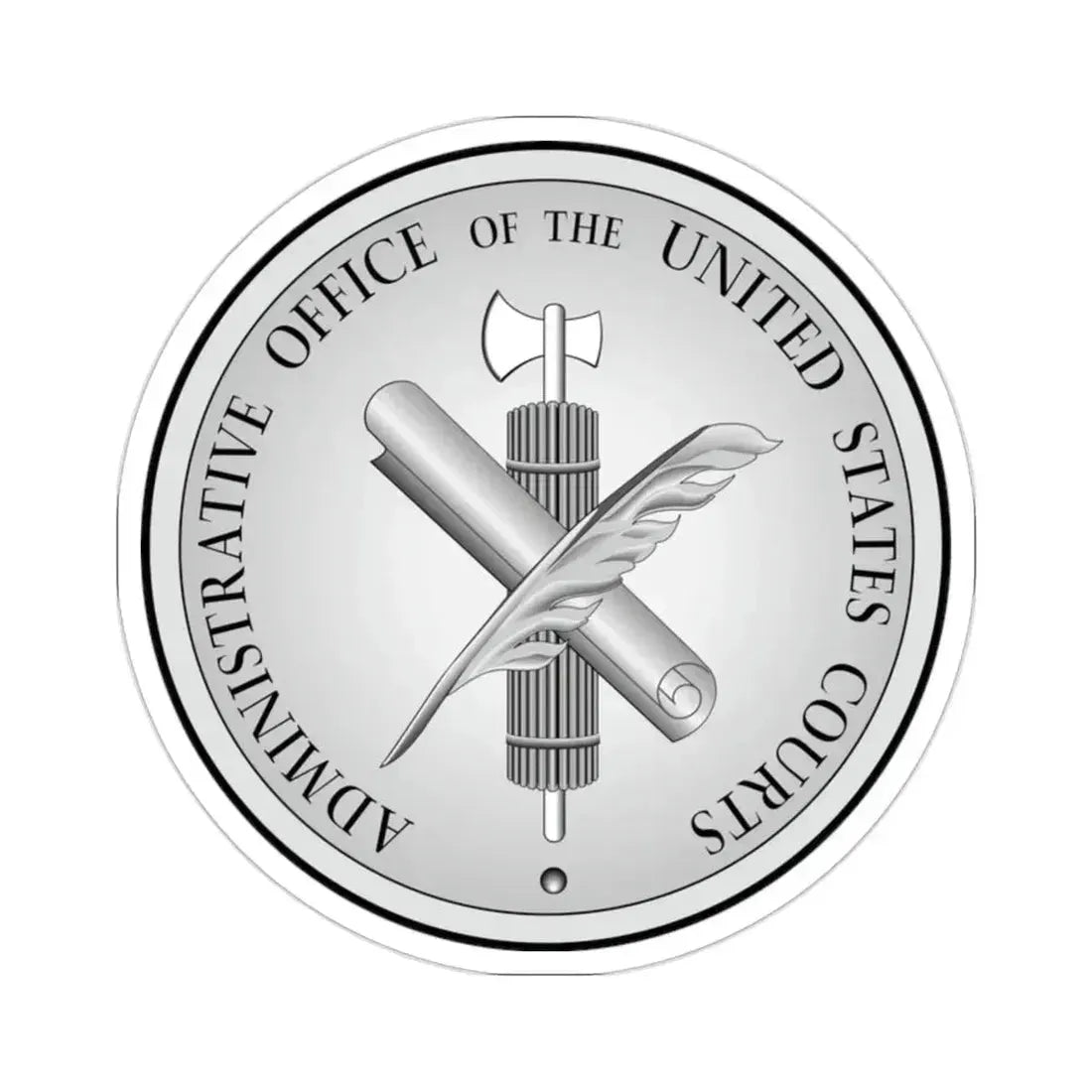 Administrative Office of the United States Courts STICKER Vinyl Die-Cut Decal - The Sticker Space