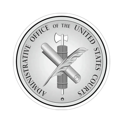 Administrative Office of the United States Courts STICKER Vinyl Die-Cut Decal - The Sticker Space