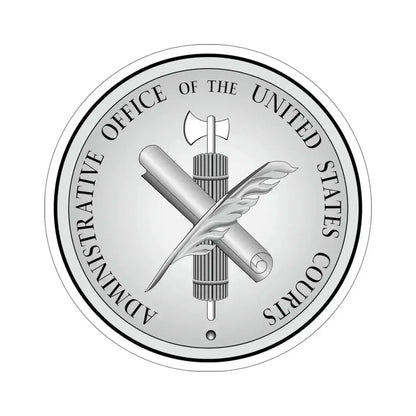 Administrative Office of the United States Courts STICKER Vinyl Die-Cut Decal - The Sticker Space