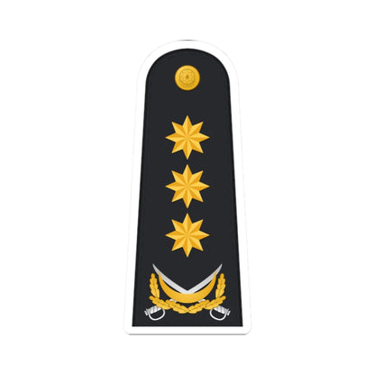 Admiral AzHDQ (Azerbaijan) (Military Rank) STICKER Vinyl Kiss-Cut Decal 2 Inch White - The Sticker Space