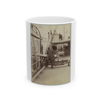 Admiral D. D. Porter (U.S. Civil War) White Coffee Mug-11oz-The Sticker Space