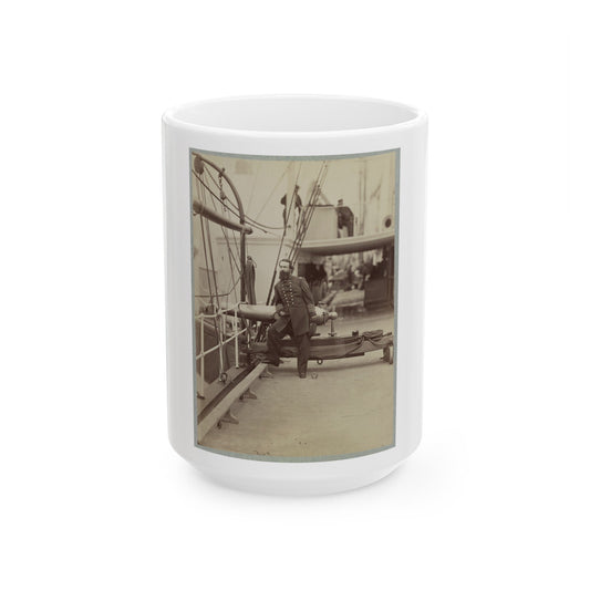 Admiral D. D. Porter (U.S. Civil War) White Coffee Mug-15oz-The Sticker Space