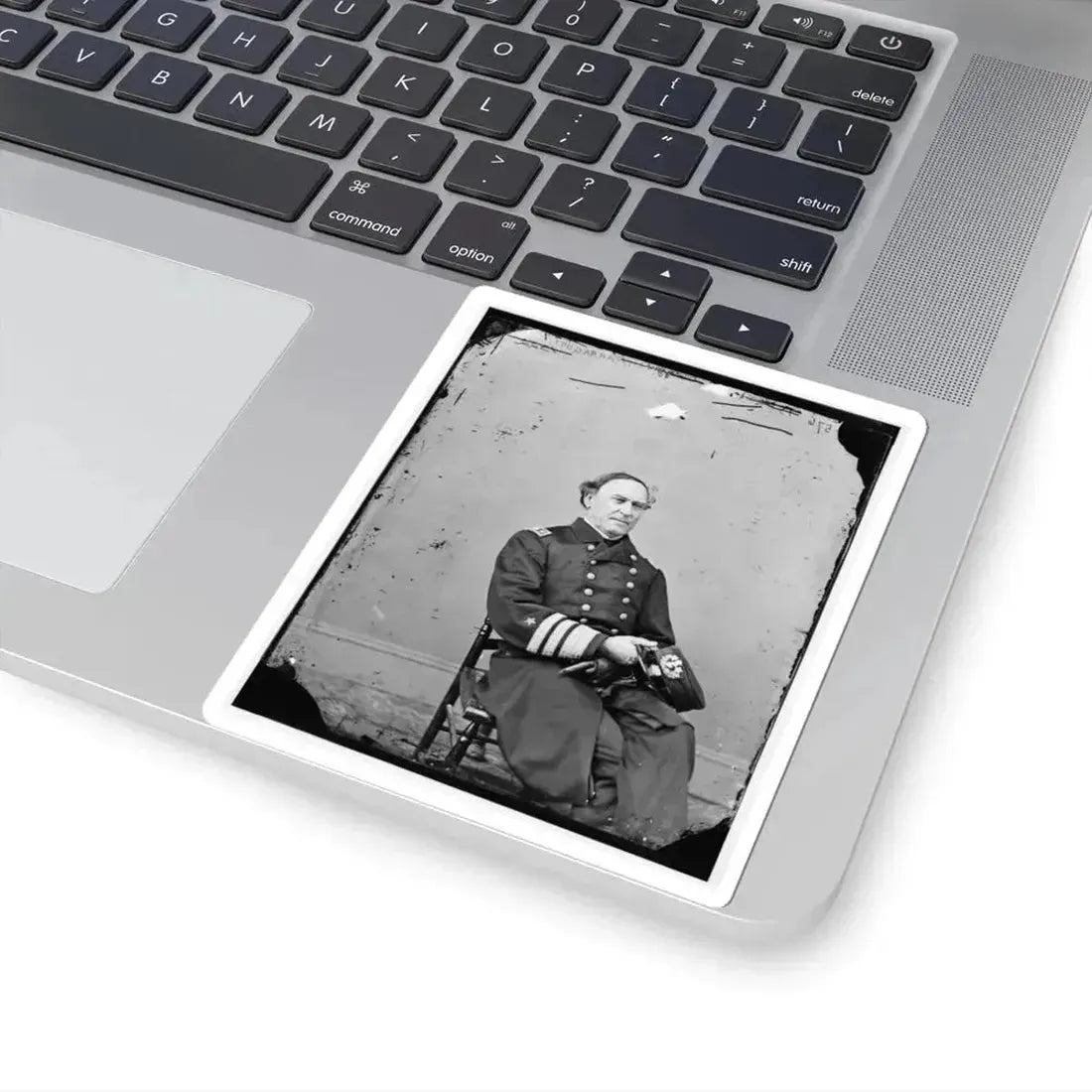Admiral David Glasgow Farragut (U.S. Civil War) STICKER Vinyl Kiss-Cut Decal - The Sticker Space