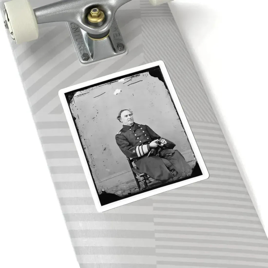 Admiral David Glasgow Farragut (U.S. Civil War) STICKER Vinyl Kiss-Cut Decal - The Sticker Space