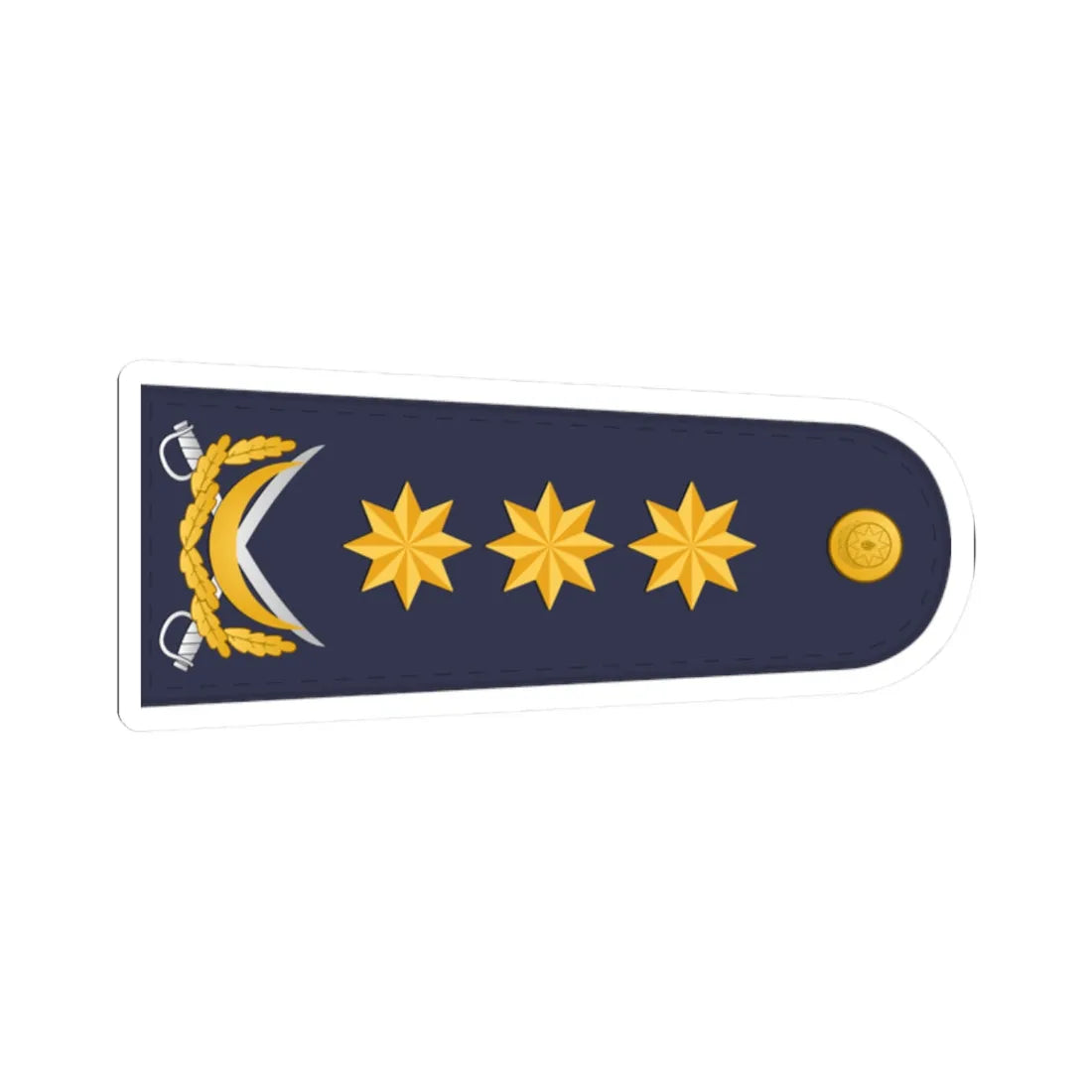 Admiral DSX (Azerbaijan) (Military Rank) STICKER Vinyl Kiss-Cut Decal 2 Inch White - The Sticker Space