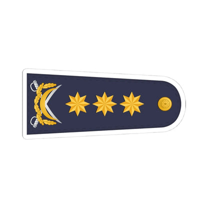 Admiral DSX (Azerbaijan) (Military Rank) STICKER Vinyl Kiss-Cut Decal 4 Inch White - The Sticker Space