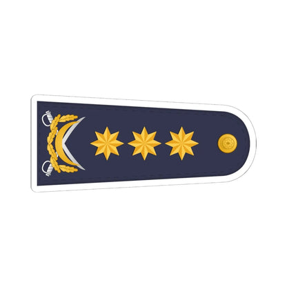Admiral DSX (Azerbaijan) (Military Rank) STICKER Vinyl Kiss-Cut Decal 6 Inch White - The Sticker Space
