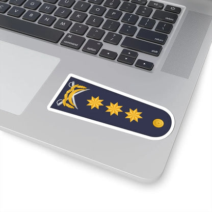 Admiral DSX (Azerbaijan) (Military Rank) STICKER Vinyl Kiss-Cut Decal - The Sticker Space