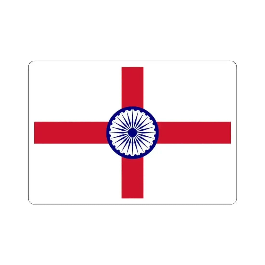 Admiral Ensign Indian Navy (India) STICKER Vinyl Die-Cut Decal 2 Inch - The Sticker Space