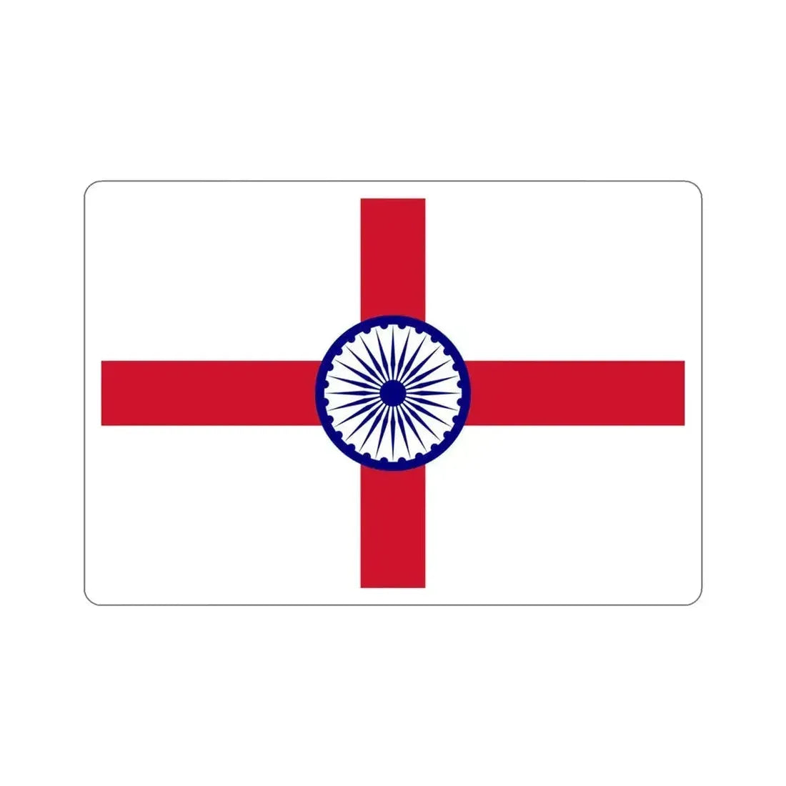Admiral Ensign Indian Navy (India) STICKER Vinyl Die-Cut Decal 5 Inch - The Sticker Space