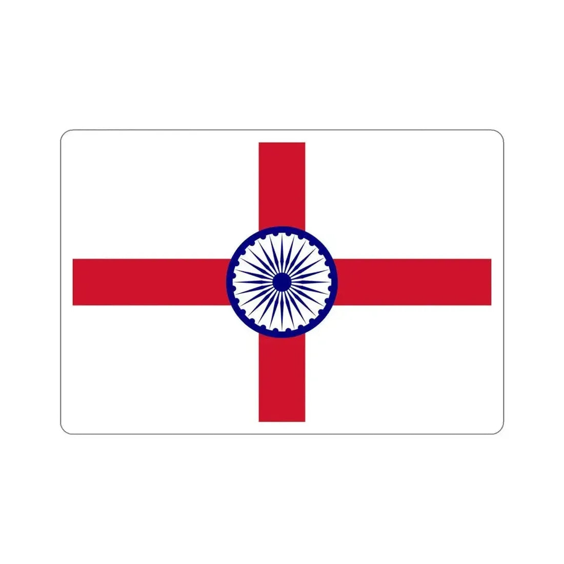 Admiral Ensign Indian Navy (India) STICKER Vinyl Die-Cut Decal 6 Inch - The Sticker Space