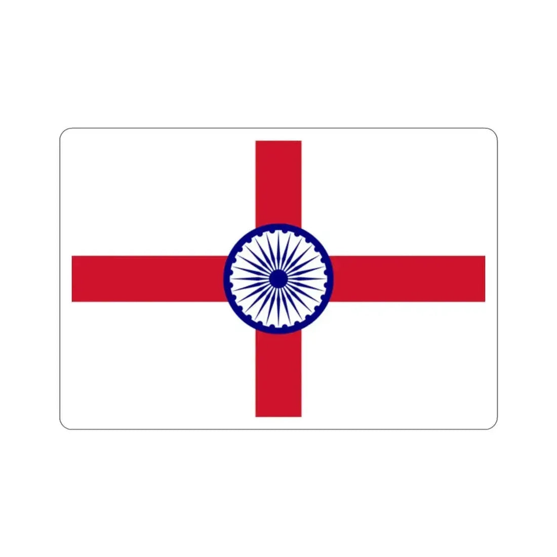 Admiral Ensign Indian Navy (India) STICKER Vinyl Die-Cut Decal - The Sticker Space