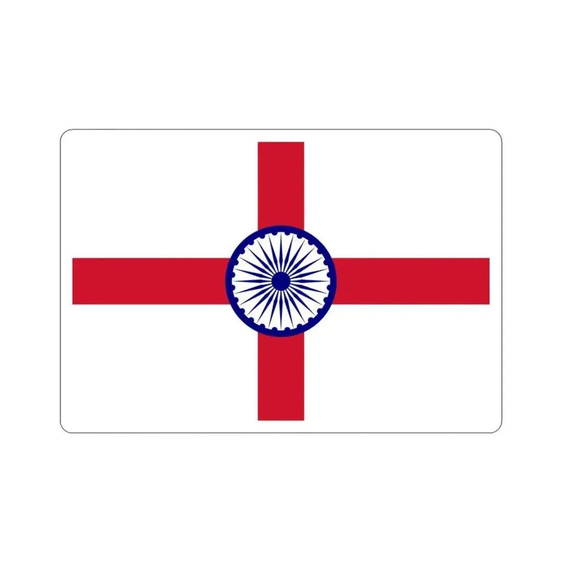 Admiral Ensign Indian Navy (India) STICKER Vinyl Die-Cut Decal - The Sticker Space