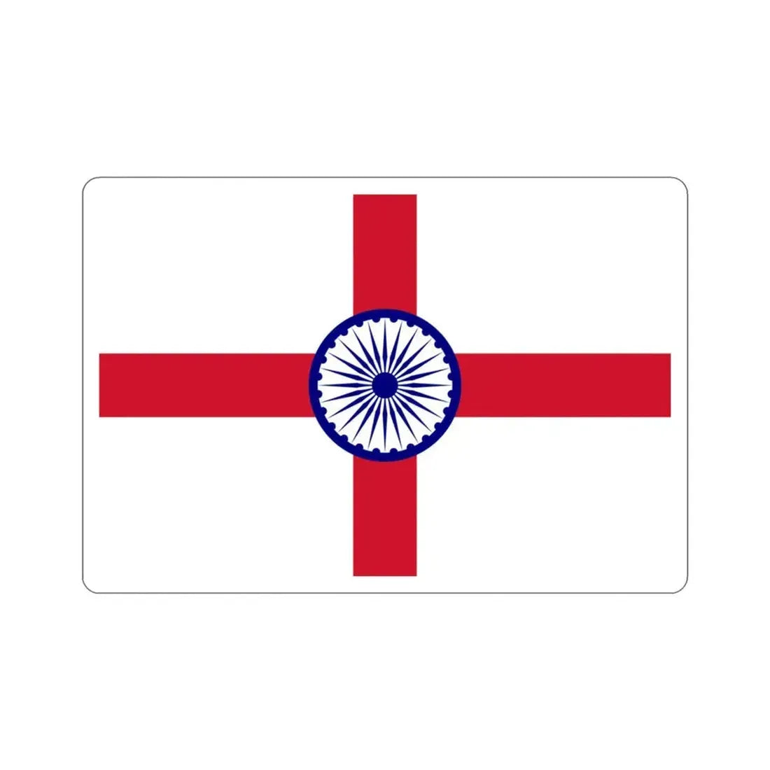 Admiral Ensign Indian Navy (India) STICKER Vinyl Die-Cut Decal - The Sticker Space