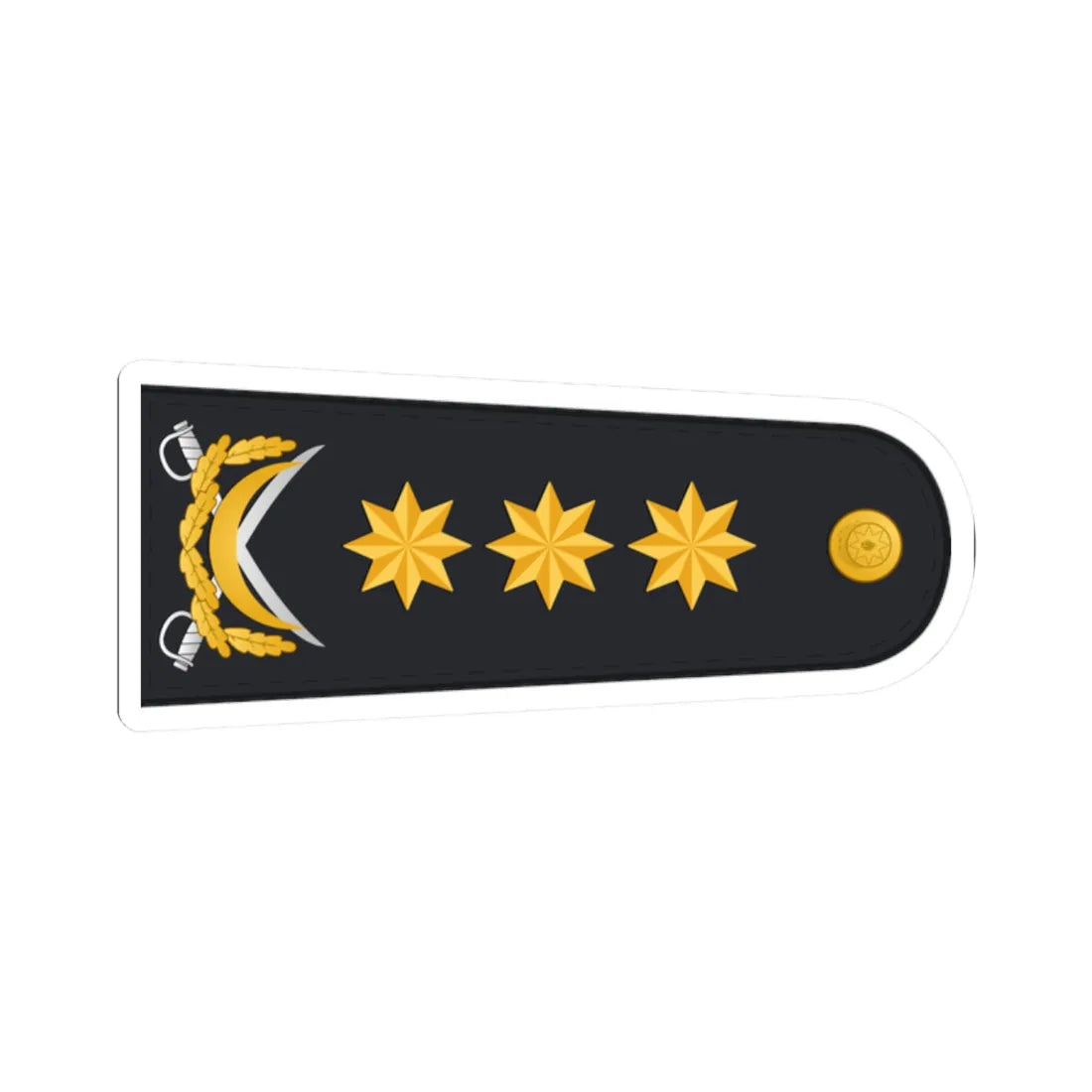 Admiral HDQ (Azerbaijan) (Military Rank) STICKER Vinyl Kiss-Cut Decal 2 Inch White - The Sticker Space