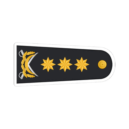 Admiral HDQ (Azerbaijan) (Military Rank) STICKER Vinyl Kiss-Cut Decal 4 Inch White - The Sticker Space