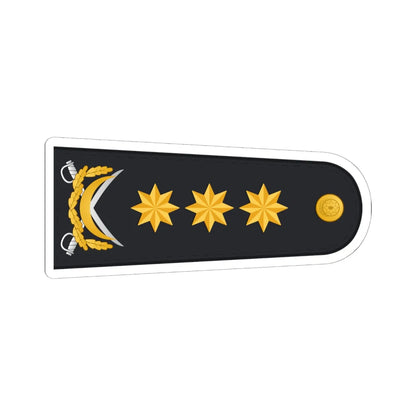 Admiral HDQ (Azerbaijan) (Military Rank) STICKER Vinyl Kiss-Cut Decal 6 Inch White - The Sticker Space