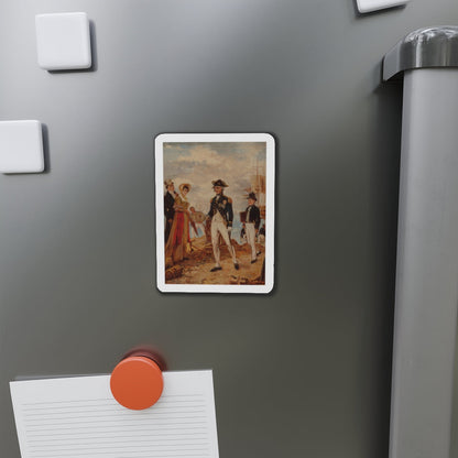 Admiral Nelson (Magazine Illustration) Refrigerator Magnet-The Sticker Space